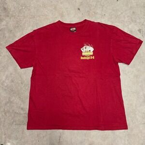Vintage 2012 Poker Harley Davidson PLO Red South Dakota Shirt Size XL